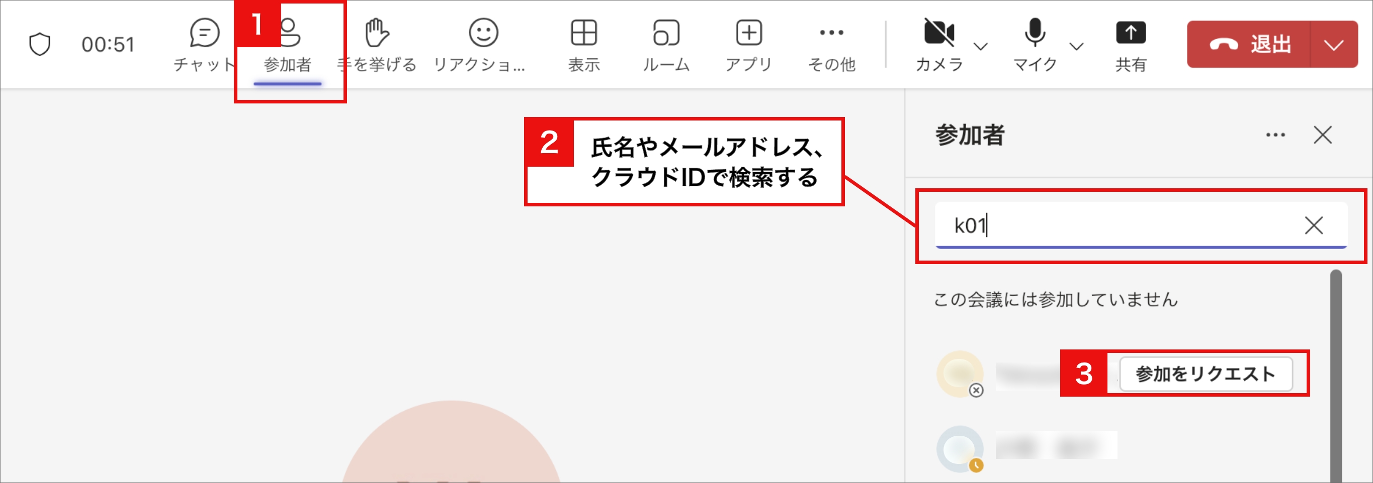 参加者を管理する