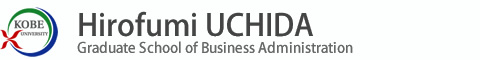 Hirofumi Uchida, Graduate School of Business Administration, Kobe University